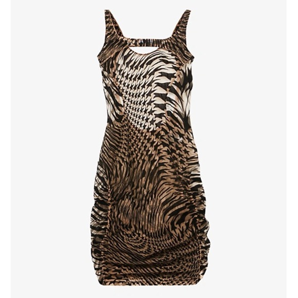 Mugler | Icon star-print sheer mini dress - Picture 4 of 15